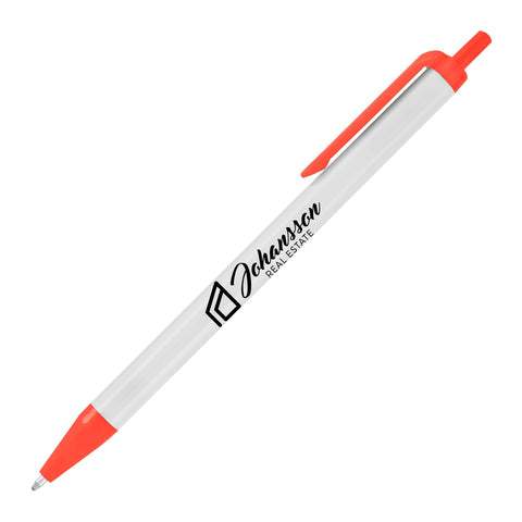 Personalized Biz Click Pen Printed with Your Logo, Contact Info or Message