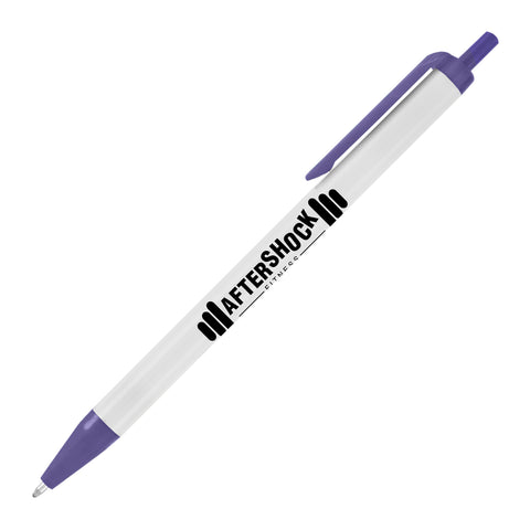 Personalized Biz Click Pen Printed with Your Logo, Contact Info or Message