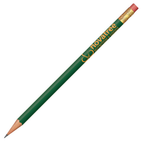 Personalized Round #2 Pencil Printed with Your Logo