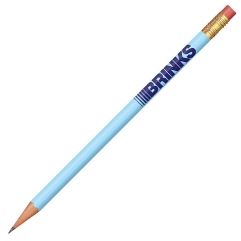 Personalized Round #2 Pencil Printed with Your Logo