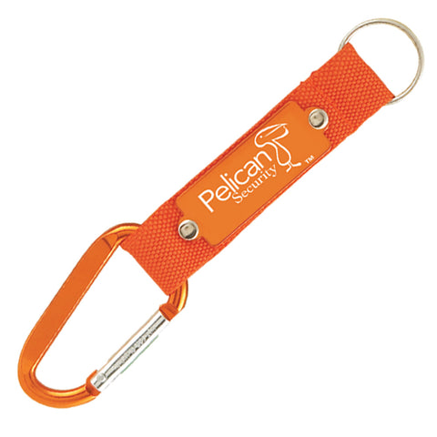 Personalized Carabiner Keychain Printed With Your Logo or Message