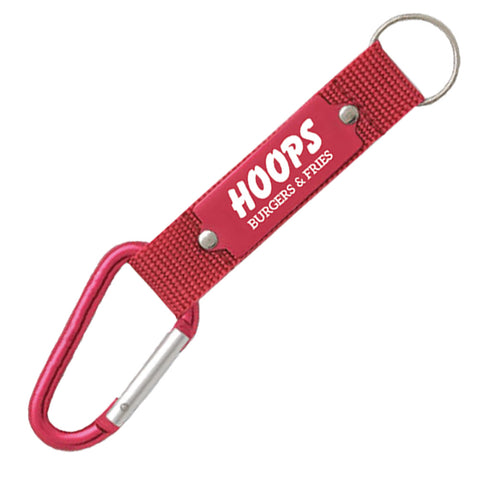 Personalized Carabiner Keychain Printed With Your Logo or Message