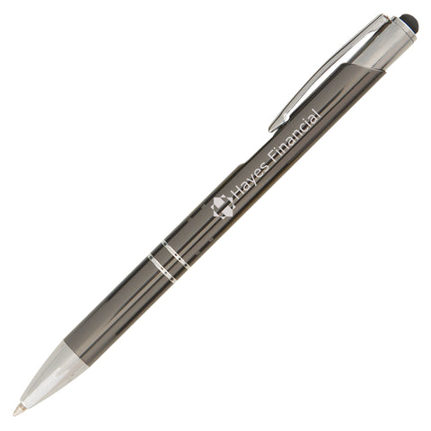 Personalized Tres-Chic Stylus Pen Laser Engraved Your Logo / Text
