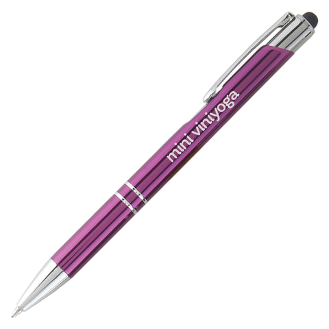 Personalized Tres-Chic Stylus Pen Laser Engraved Your Logo / Text