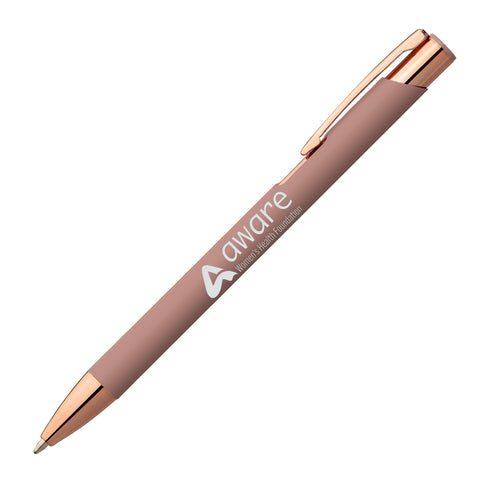 Personalized Crosby Softy Rose Gold Laser Engraved with Your Logo