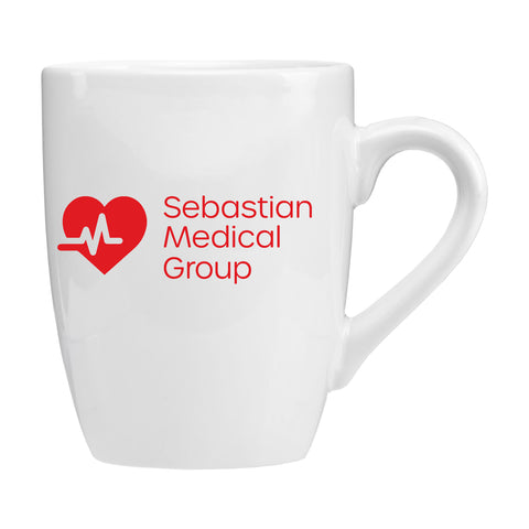 Promotional 14 oz. Ceramic Bistro Mug Printed with Your Logo