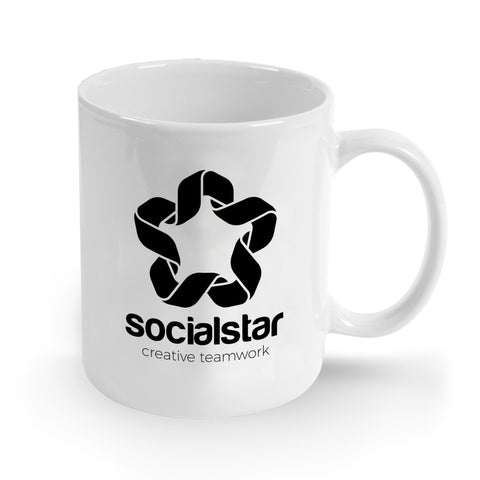 Personalized Seattle 11 oz. White Ceramic Mug Printed with Your Logo