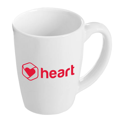 Personalized Vienna 11 oz. White Ceramic Bistro Mug Printed with Your Logo