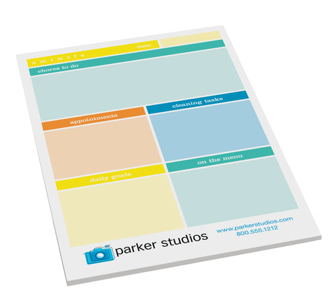 Personalized Souvenir® Sticky Note™ 6" x 9" Large Pad, 25 sheet