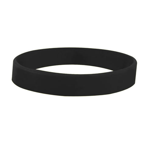 Personalized 1/2" Silk Screened Silicone Wristband Printed