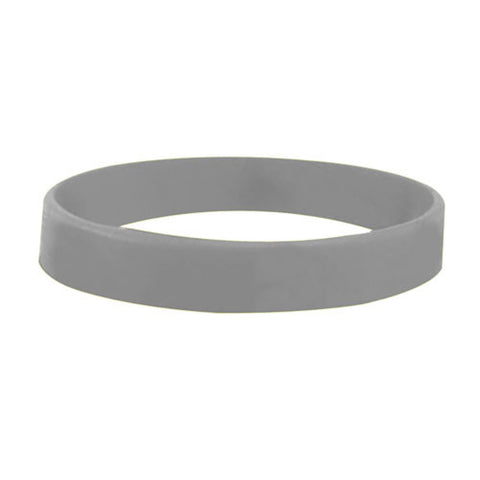 Personalized 1/2" Silk Screened Silicone Wristband Printed