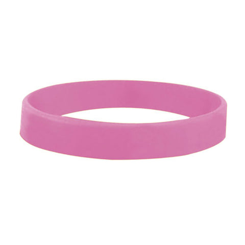 Personalized 1/2" Silk Screened Silicone Wristband Printed