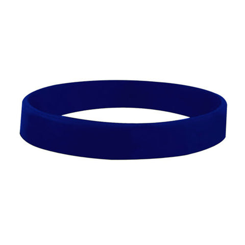 Personalized 1/2" Silk Screened Silicone Wristband Printed