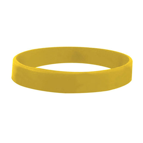 Personalized 1/2" Silk Screened Silicone Wristband Printed