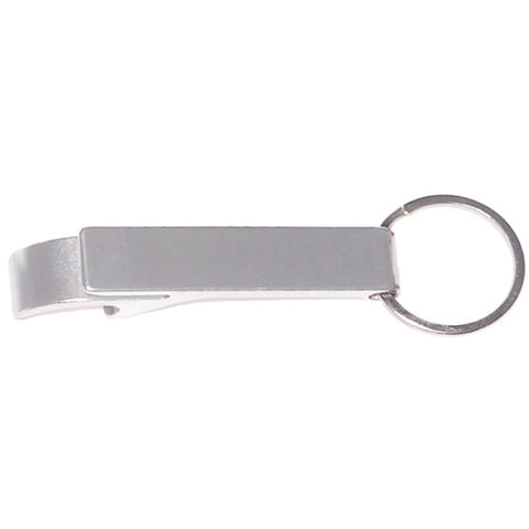 Personalized Deluxe Aluminum Can and Bottle Opener Keychain