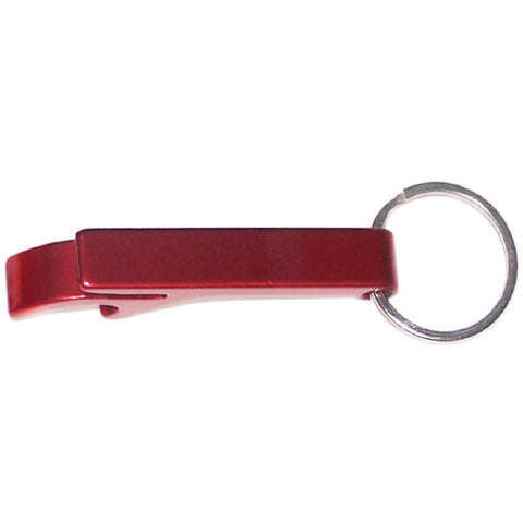 Personalized Deluxe Aluminum Can and Bottle Opener Keychain