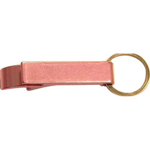 Personalized Deluxe Aluminum Can and Bottle Opener Keychain