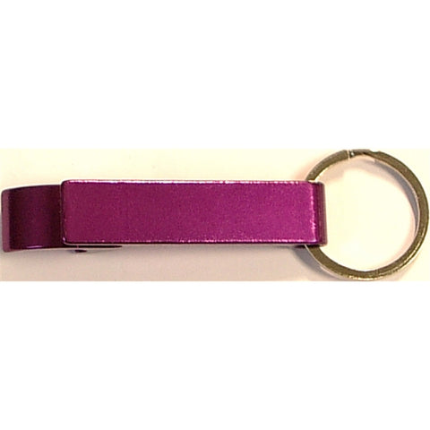 Personalized Deluxe Aluminum Can and Bottle Opener Keychain