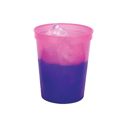 Personalized Color Changing Smooth Squat Stadium Cup 16 oz.