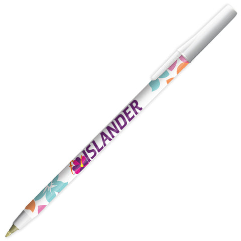 Personalized Superball Classic Stick Pen Printed with Your Logo in Full color