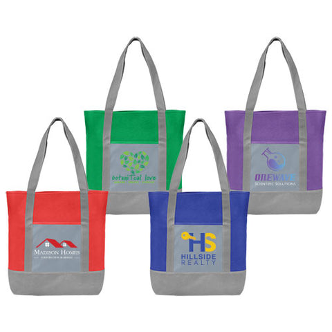 Personalized Glenwood Non-Woven Tote Bag Printed in Full Color