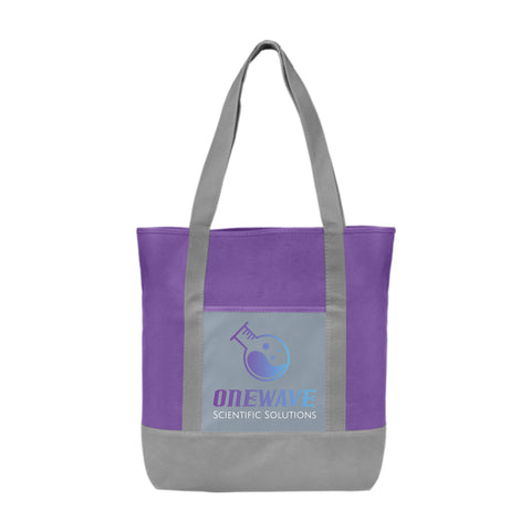 Personalized Glenwood Non-Woven Tote Bag Printed in Full Color