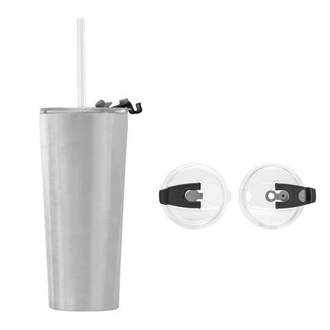 Personalized Excalibur 22 oz. Double-Wall Stainless Tumbler with Straw