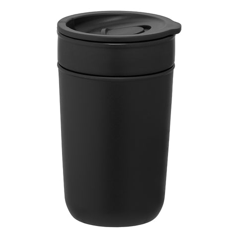 Custom Danube 12 oz. Ceramic Tumbler with Recycled Plastic Exterior & Lid