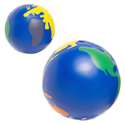 Personalized Multi-Colored Earthball Stress Reliever Printed