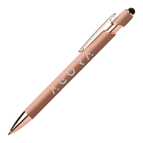 Custom Ellipse Softy Rose Gold Classic Stylus Pen