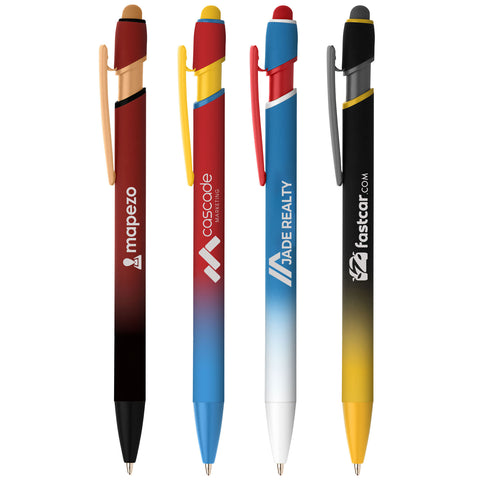 Custom Superhero Ellipse Softy Stylus Pen Laser Engraved