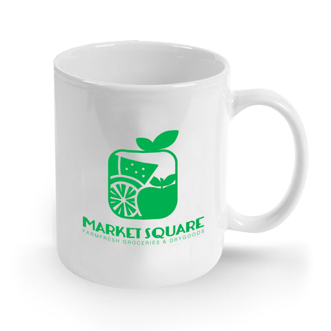 Personalized Seattle 11 oz. White Ceramic Mug Printed with Your Logo
