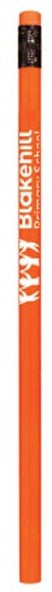 Personalized Neon Round Wooden #2 Pencils Union Printed