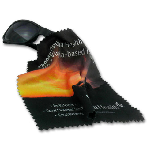 Personalized Microfiber Full Color Cloth 6x6 in Pouch