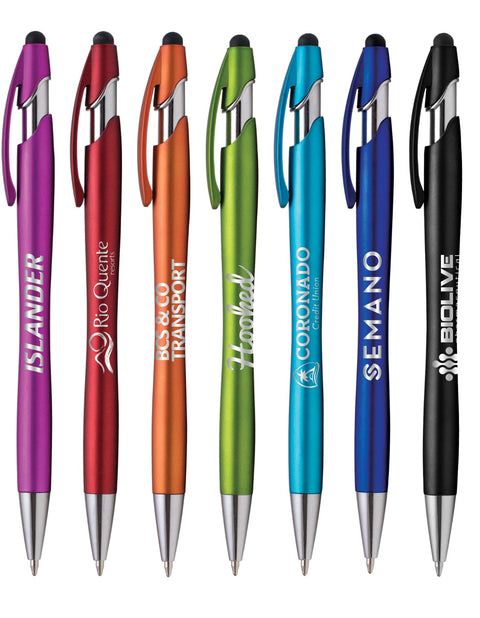 Promotional La Jolla Stylus Pen Printed With Your Logo, Company Info or Message