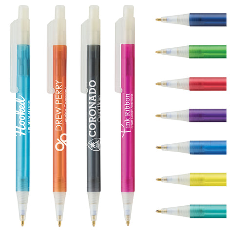 Personalized Colorama Crystal Click Pen Printed with Your Logo