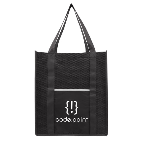 Personalized North Park Deluxe Non-Woven Shopping Tote Bag