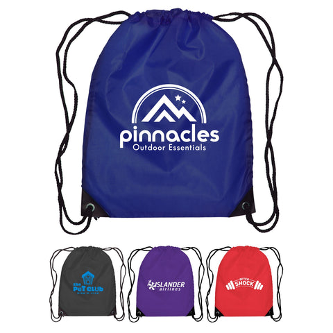 Personalized Broadway Drawstring Backpack 210D Polyester