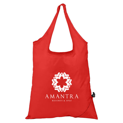 Custom Printed Capri Foldaway Polyester Shopping Tote Bag