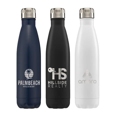 Laser Engraved Ibiza 17 oz. Double-Wall Stainless Bottle