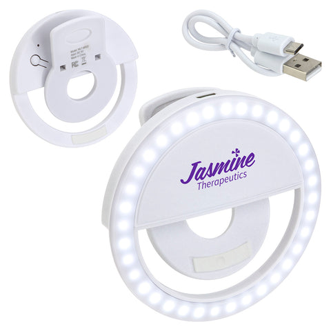 Promotional Broadway Ring Light Clip-On Printed